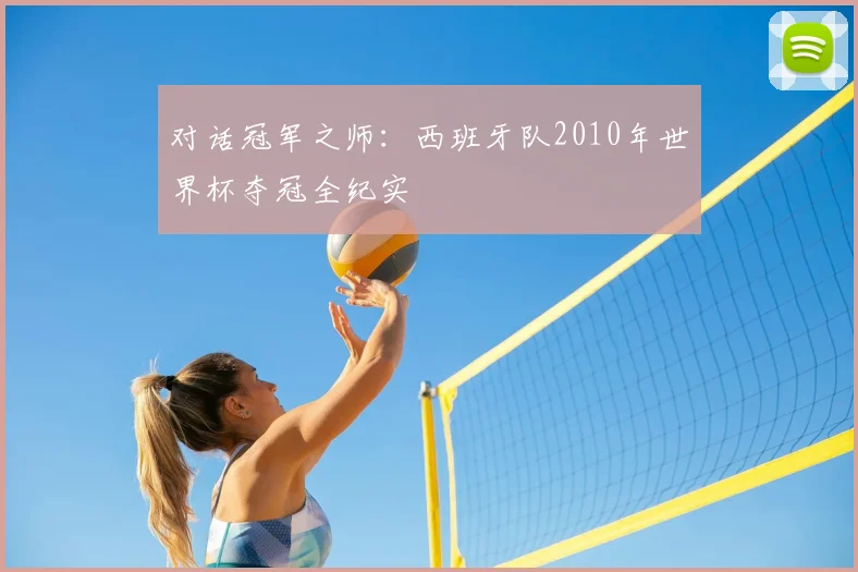 对话冠军之师:西班牙队2010年世界杯夺冠全纪实