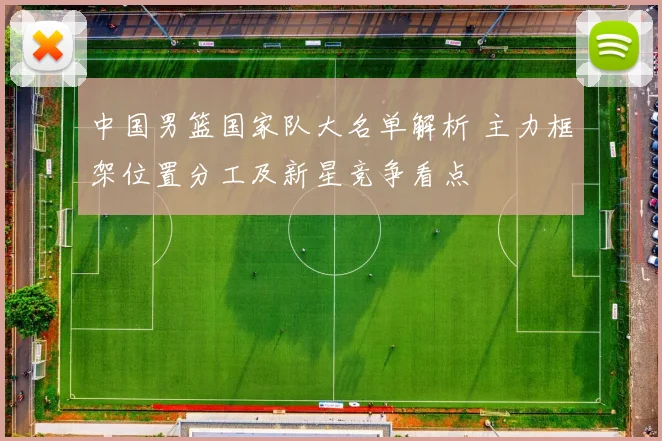 中国男篮国家队大名单解析 主力框架位置分工及新星竞争看点